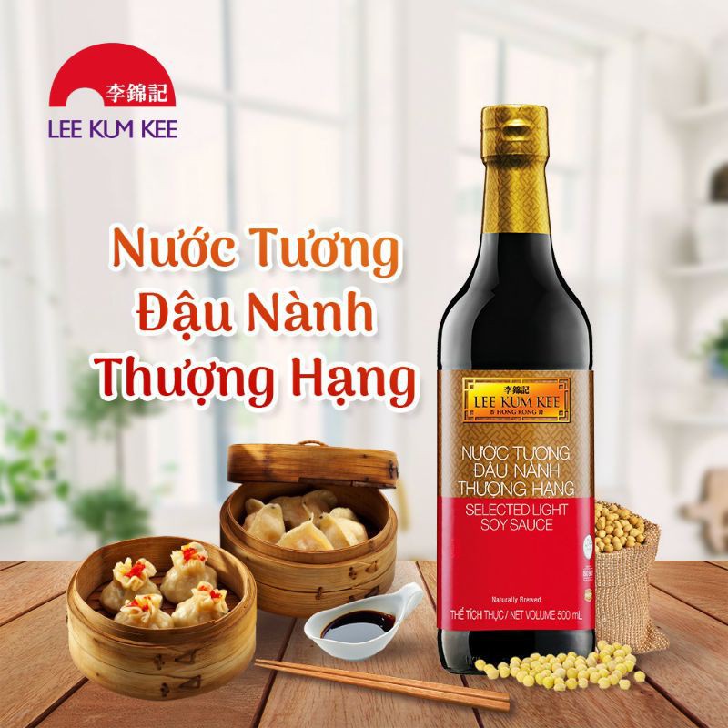 Nước Tương Đậu Nành Lee Kum Kee 500ml