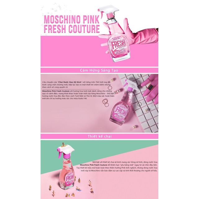 Nước hoa moschino pink 50ml