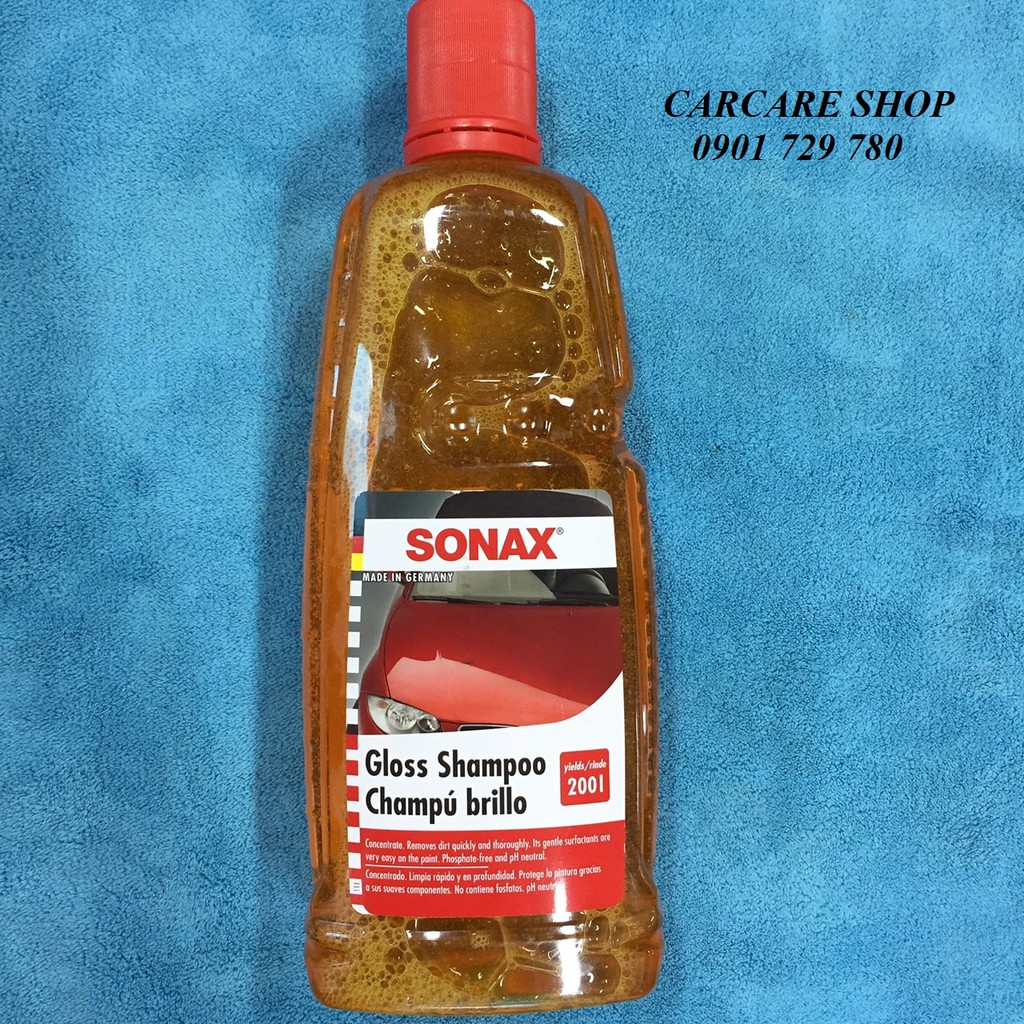 Sonax - Nước rửa xe ô to đậm đặc Sonax Gloss Shampoo 314300 - 1000ML