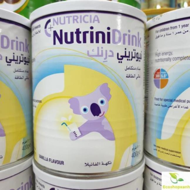 NutriniDrink _ Sữa bột NutriniDrinknhập khẩu nguyên lon từ Đức 400g DATE T5.2022