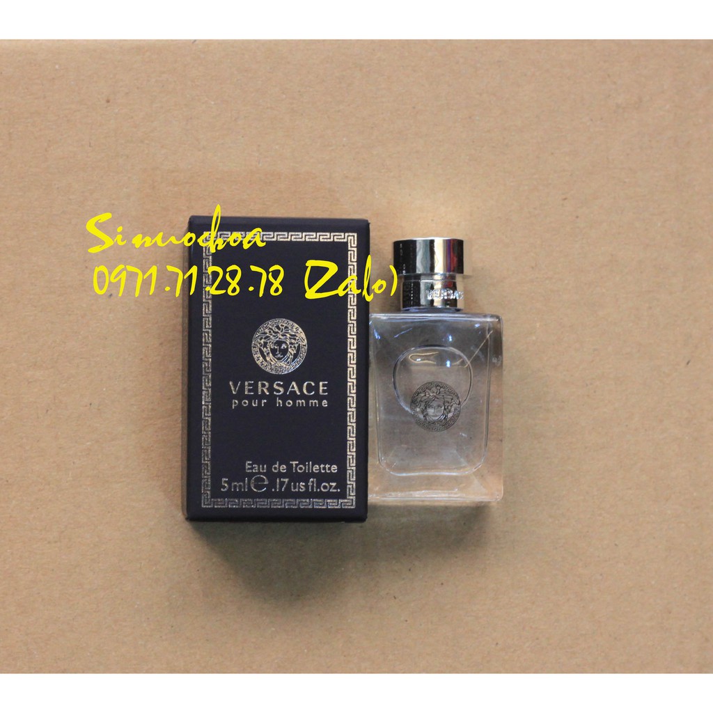 [ mini ] Nước hoa Nam Versace Pour Homme 5ml