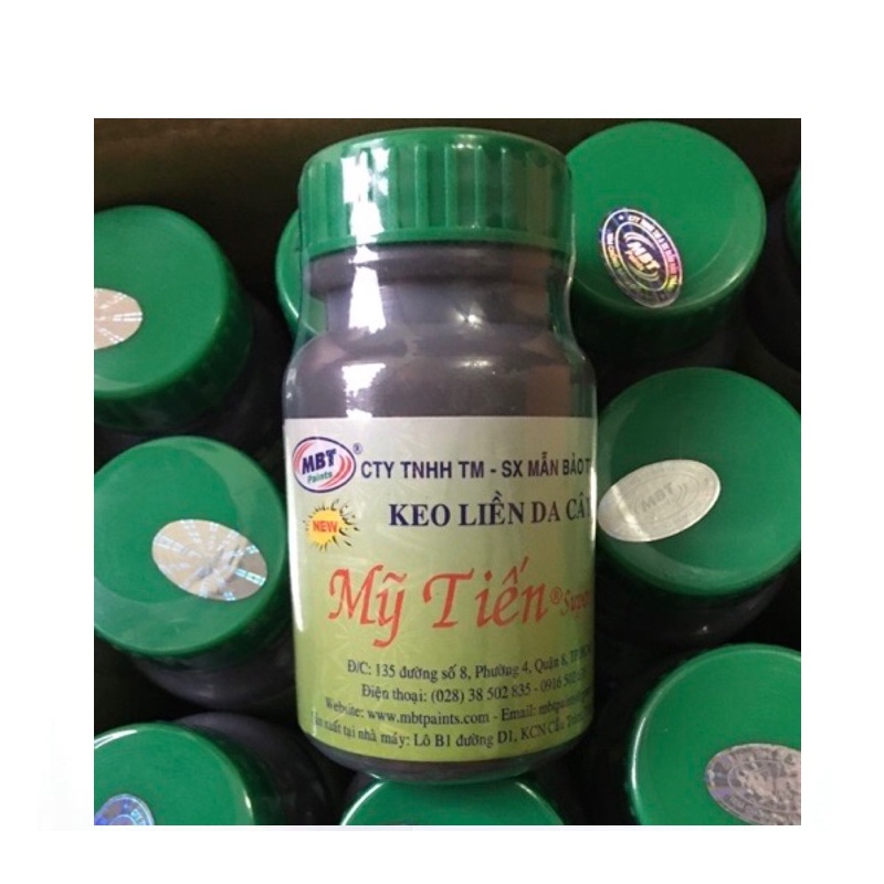 Keo liền da Mỹ Tiến Super màu đen mau khô - chai 100 gram