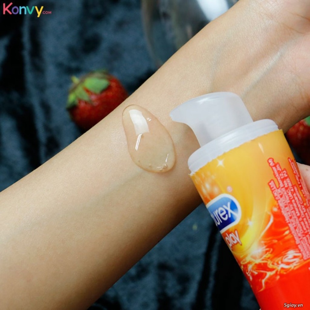 [Shopee mall][Cam Kết Chính Hãng] Gel Bôi Trơn Hương Dâu Durex Strawberry cao cấp