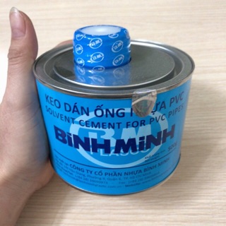 Keo dán ống nhựa PVC Bình Minh( lon500g)