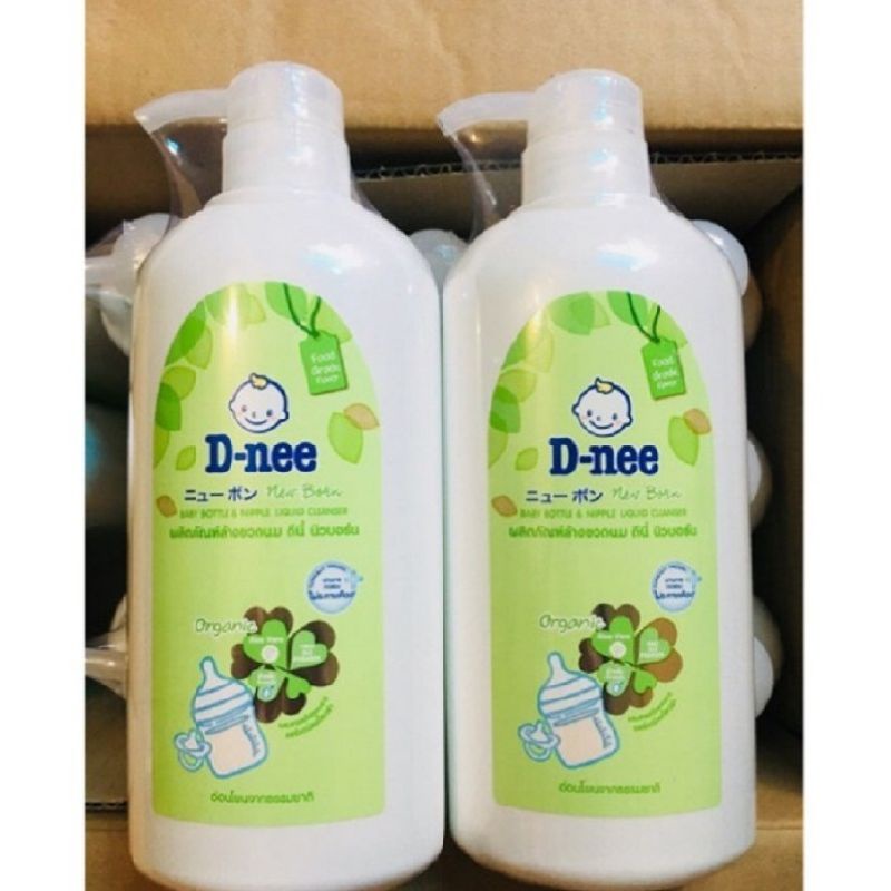 Nước rửa bình sữa rau củ quả Dnee Organic 600ml/620ml Thái Lan an toàn cho bé