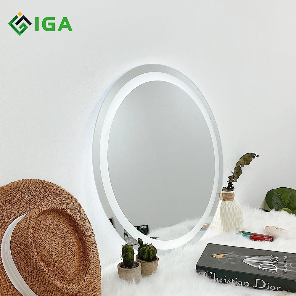 Gương Tròn Viền Led IGA Mirror O Hiện Đại Sang Trọng - GN22