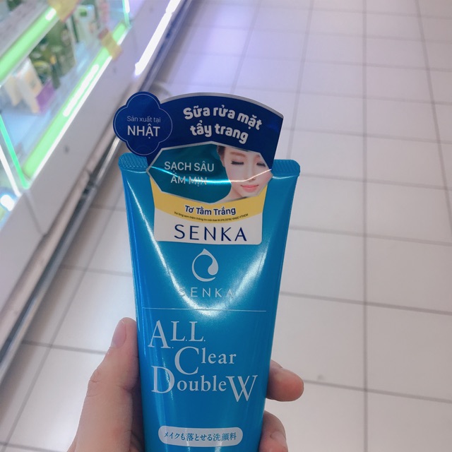 SỮA RỬA MẶT TẨY TRANG SENKA ALL CLEAR DOUBLEW 120G