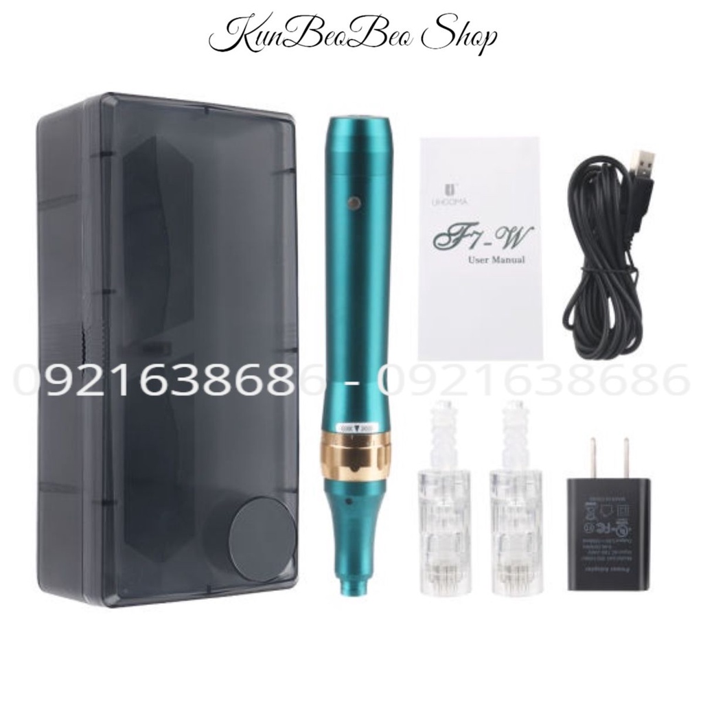 Máy Phi Kim Tích Điện Uhooma Máy Dr.Pen F7-W Cao Cấp Chính Hãng