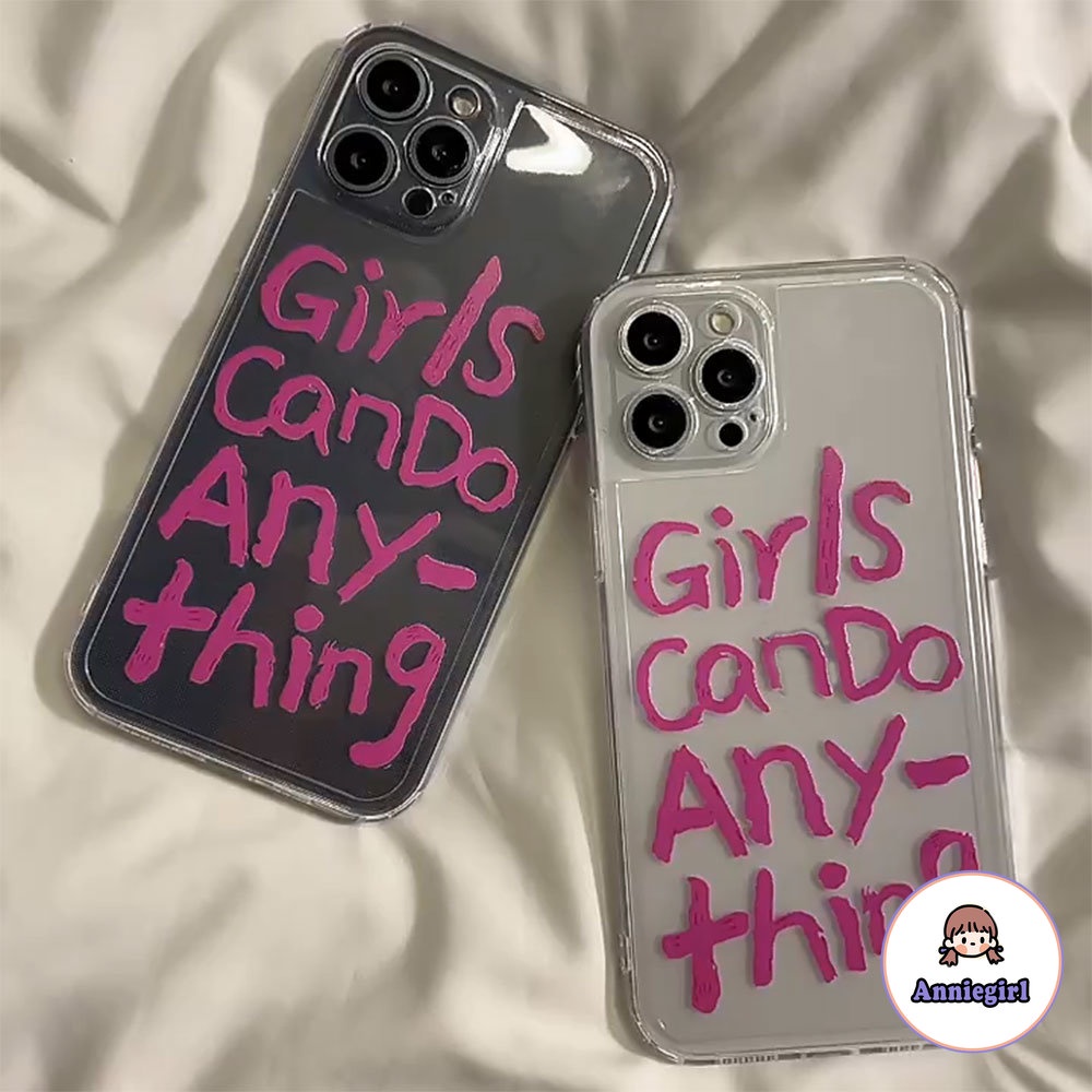 Ốp Điện Thoại TPU Mềm Trong Suốt Họa Tiết Chữ Graffiti Cho IPhone 14 13 12 11 Pro Max