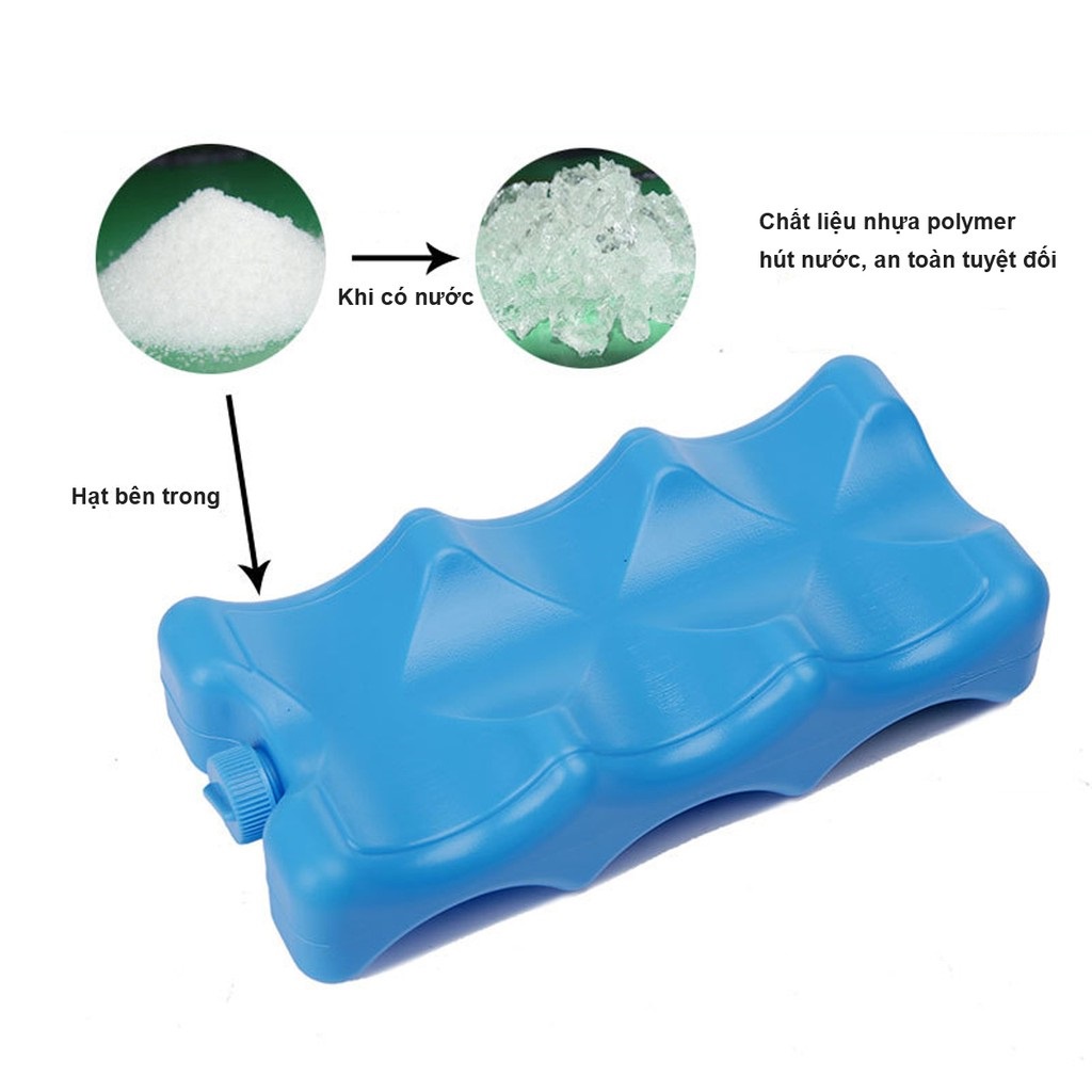 Thanh đá khô giữ lạnh sữa mẹ cho bé V-coool 2 mặt, 3 sóng, bảo quản sữa lên đến 16 giờ cho trẻ