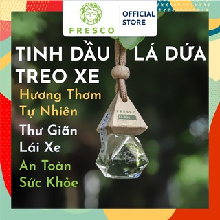 TINH DẦU LÁ DỨA TREO XE HƠI 🚘𝐅𝐑𝐄𝐄𝐒𝐇𝐈𝐏🚘 TINH DẦU THIÊN NHIÊN TREO XE Ô TÔ - KHỬ MÙI - THƠM XE - FRESCO