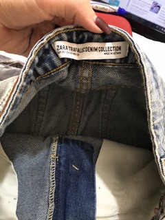 Quần short jeans nữ mềm zara