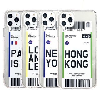 Ốp Lưng Silicone Hình Vé Máy Bay Độc Đáo Cho Iphone 11 11pro 11 Pro Max 12 Mini 12 12 Pro 12 Pro Max 7 8 7plus 8plus X Xs Xr Xs Max