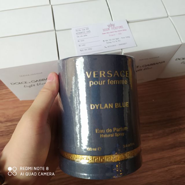 (Chai Full seal 100ml) nước hoa nữ Versace Dylan blue nữ 100ml