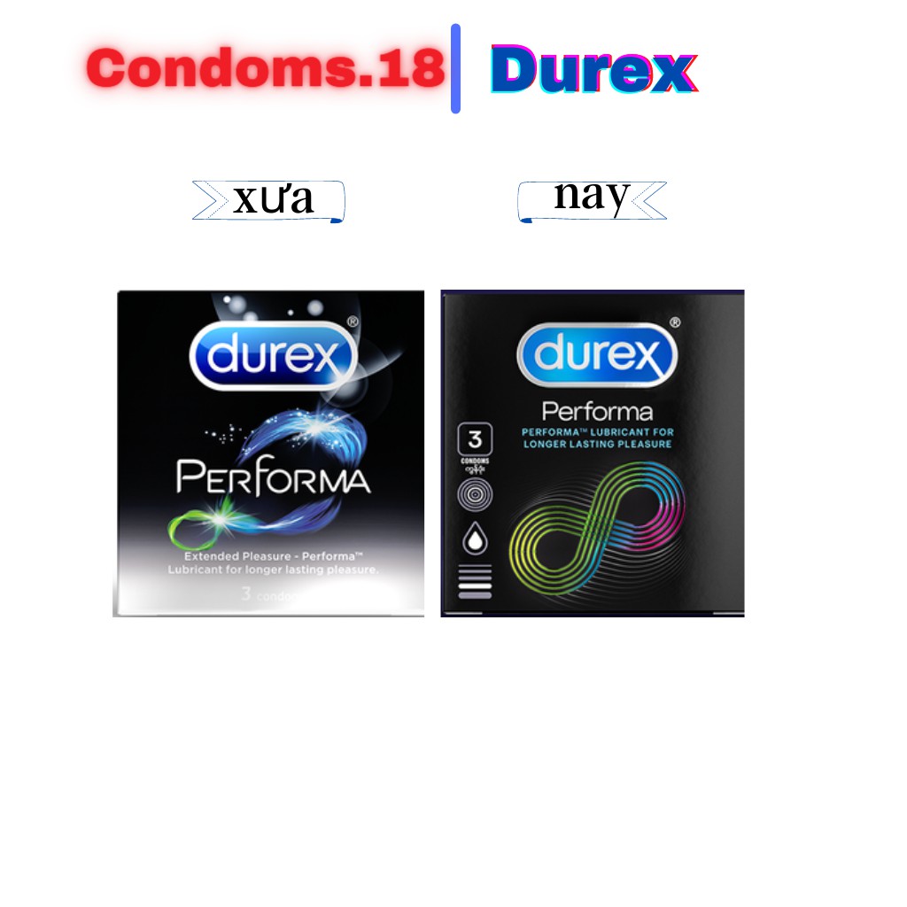 Bao cao su Durex Performa 3 bao.