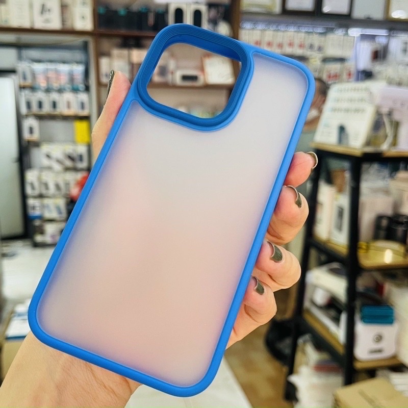 Ốp Likgus nhám viền màu dẻo iPhone 13, 13 Pro, 13Pro max lưng nhám chống Vân tay, chống sốc siêu bền đẹp