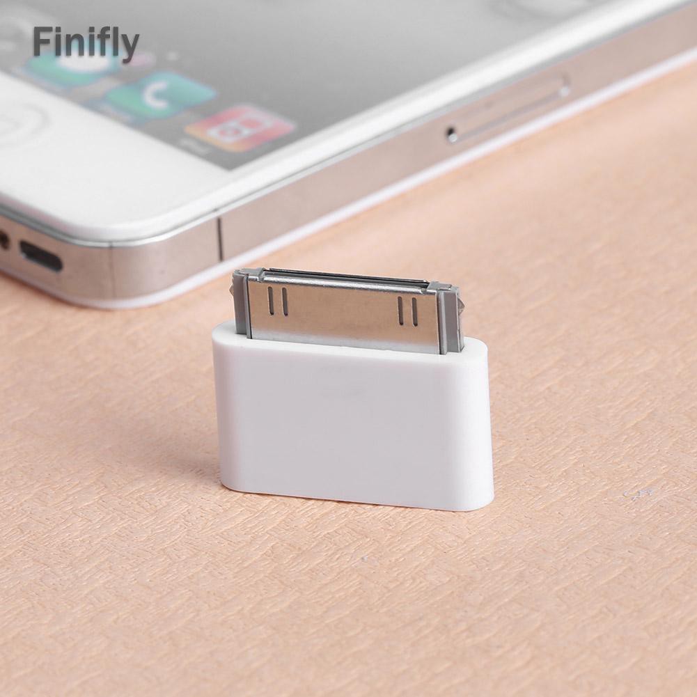 Giắc Chuyển Đổi Từ Finifly Female Micro Usb Sang Male Cho Apple 30 Pin Iphone4 4s 3g 3gs