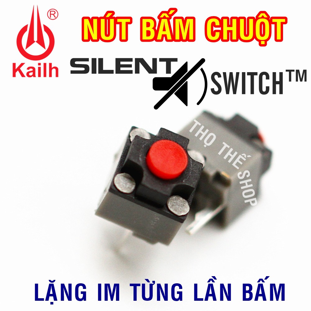 Combo 02 nút bấm chuột KAILH Silent Switch ™ - 8 Triệu lần bấm - Chính Hãng