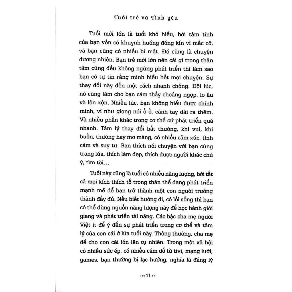 Sách Tuổi Trẻ Và Tình Yêu