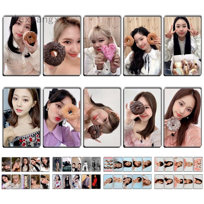 Set 10 Thẻ In Hình Nhóm Nhạc TWICE 4th BEST ALBUM Độc Đáo
