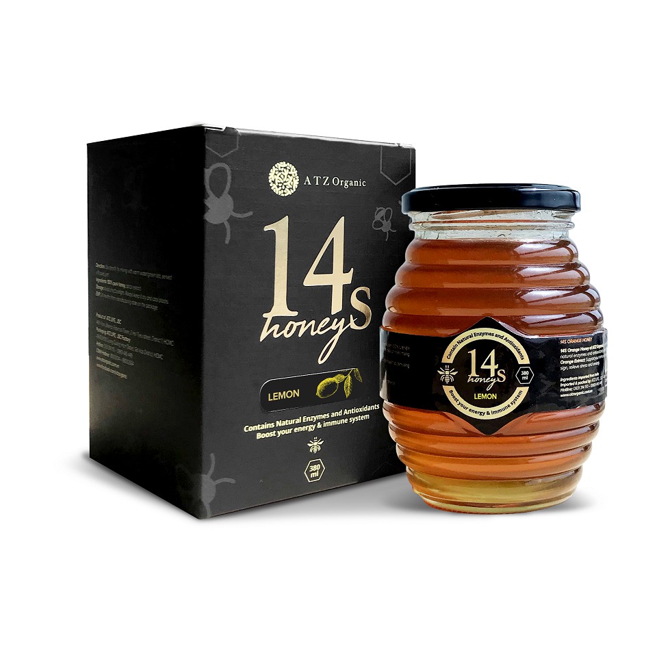 Mật Ong tinh chất thảo dược 14S Honey Hũ 380ml