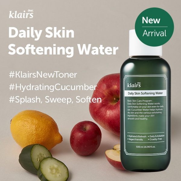 Nước Cân Bằng Klairs Daily Skin Softening Water Tẩy Tế Bào Chết Làm Mềm Da 500ml - Từ Hảo | BigBuy360 - bigbuy360.vn