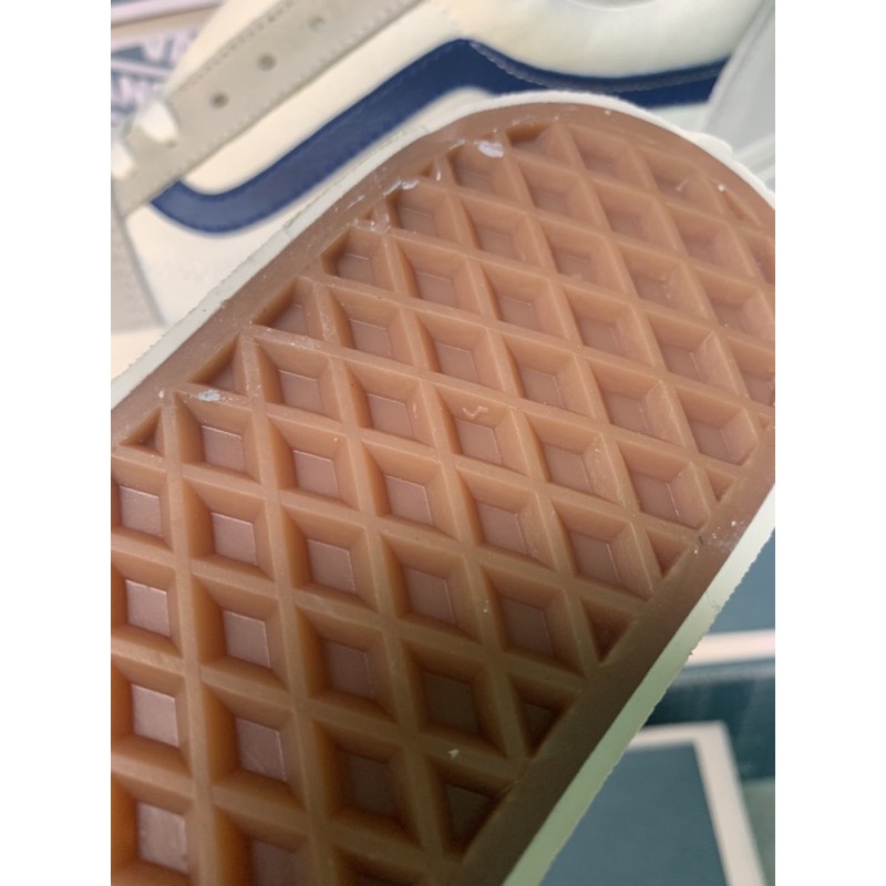 Giày Vans Viền Xanh Chuẩn 1:1 Box Xanh Nam Nữ