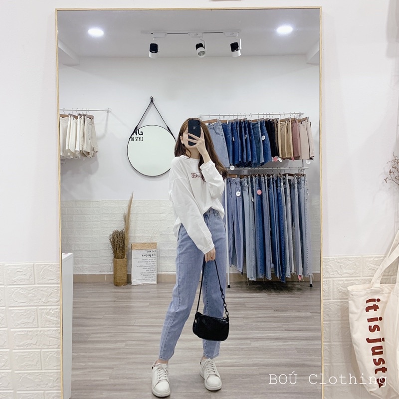 Túi da quai phối mắt xích hai màu Đen Trắng cho Nữ