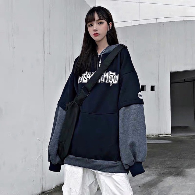 Áo hoodie nỉ bông layer | BigBuy360 - bigbuy360.vn