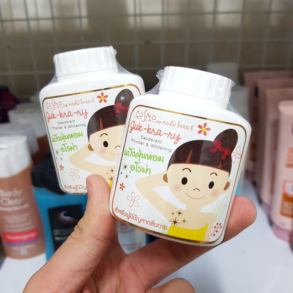 Phấn Rôm Khử Mùi Giảm Thâm Và Làm Trắng Nách Cosmo Juk-Kra-Ry Deodorant Powder