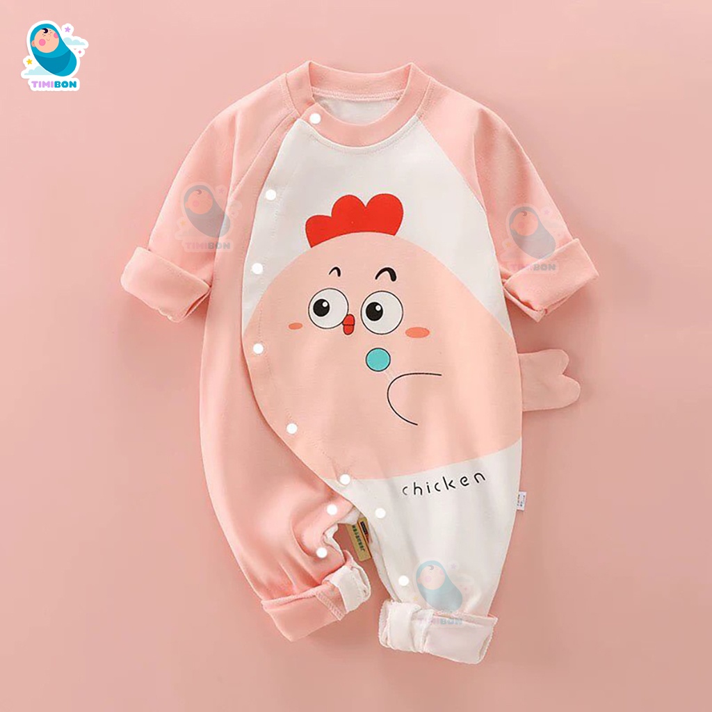 Quần Áo Trẻ Em Bộ Body Dài Tay Cho Bé Trai Bé Gái Trẻ Sơ Sinh Đến 12kg -
