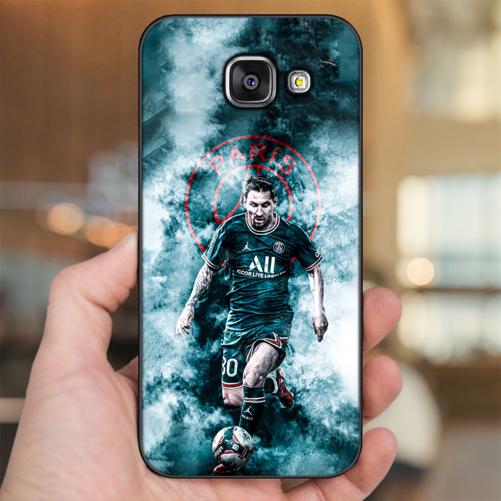 Ốp lưng Samsung A3 2016, A5 2016, A7 2016 viền đen in hình Lionel Messi Barcelona PSG