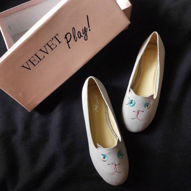 Slip on mèo siêu dễ thương