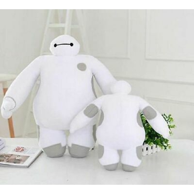 New White BIG HERO 6 BAYMAX ROBOT Plush Stuffed Toys Dolls Kids Gift