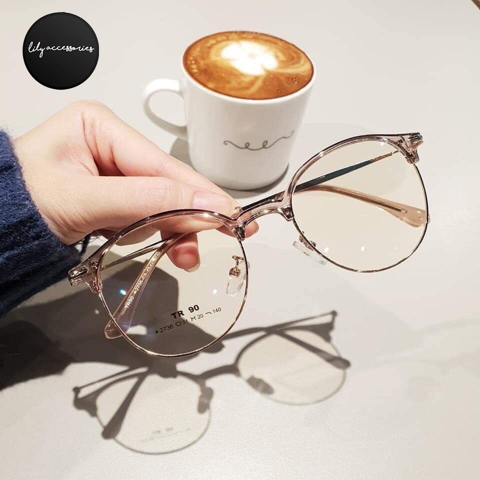 Gọng kính cận thời trang [Cắt kính mắt cận-loạn] Kính gọng tròn 2736 | BigBuy360 - bigbuy360.vn