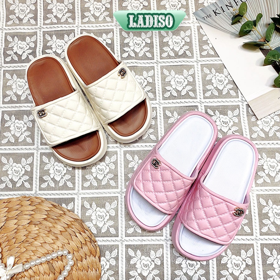 Dép nữ quai ngang siêu nhẹ  LADISO mẫu mới cực xinh  chất liệu cao cấp siêu êm - TT425
