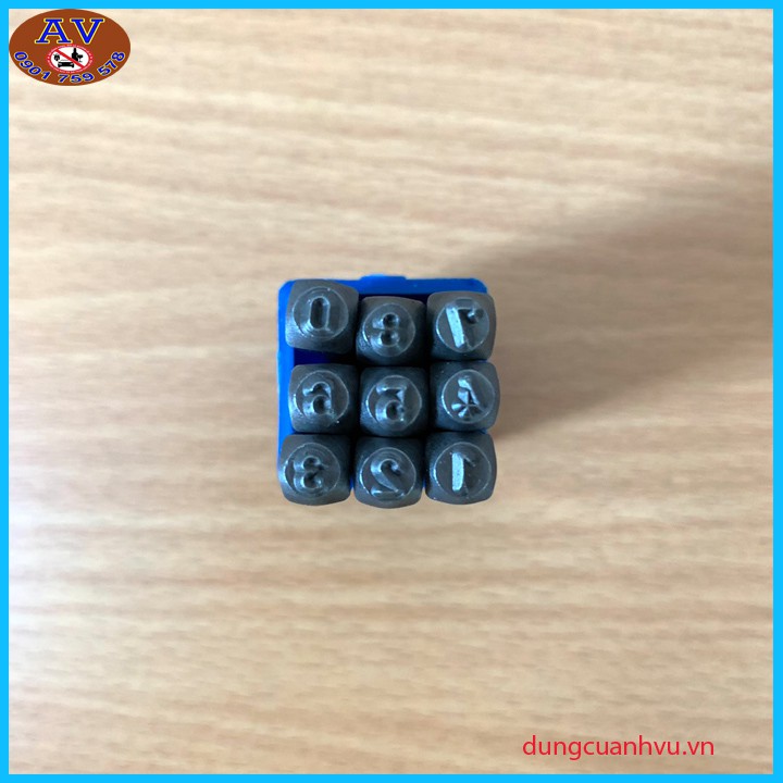 Bộ đóng số và chữ 3mm, 4mm ,5mm XUÔI