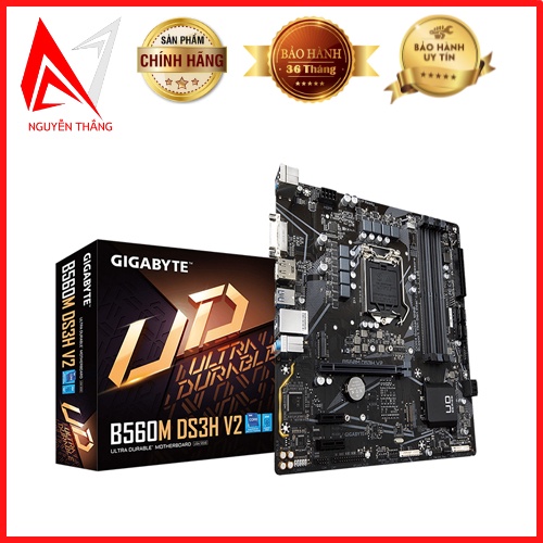 Mainboard bo mạch chủ GIGABYTE B560M DS3H V2 new chính hãng