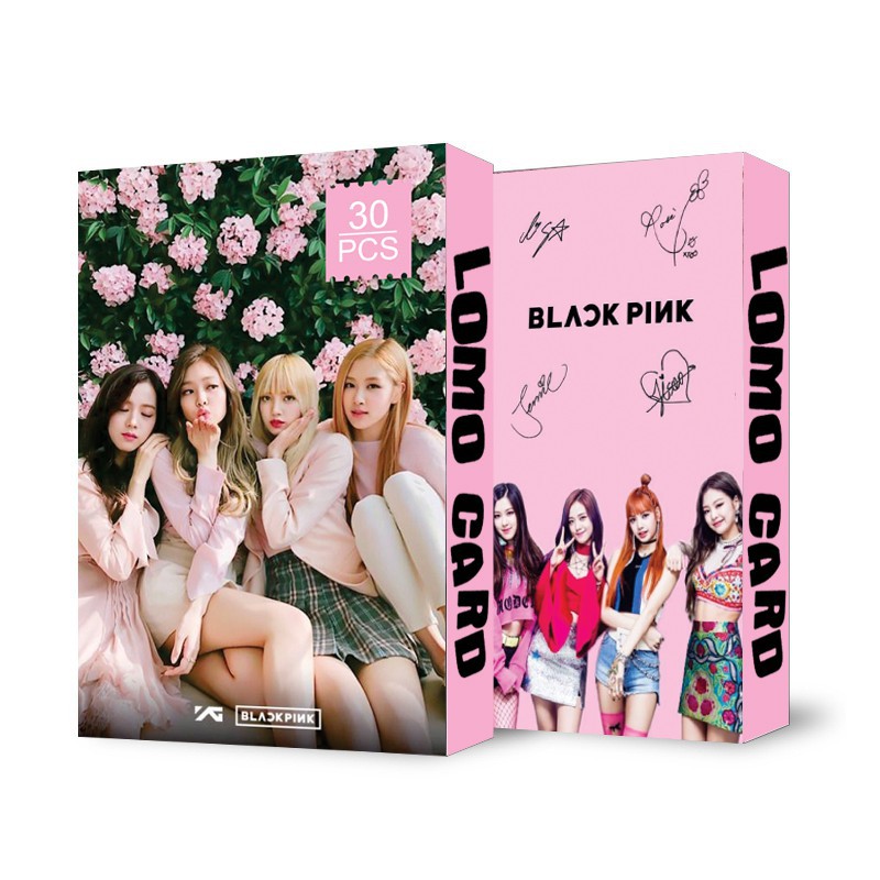 Lomo hộp ảnh Blackpink 30 tấm