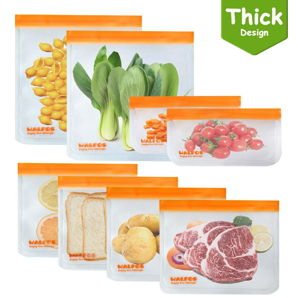 Túi lưu trữ tái sử dụng của Walfos chống rò rỉ và có thể phân hủy sinh học