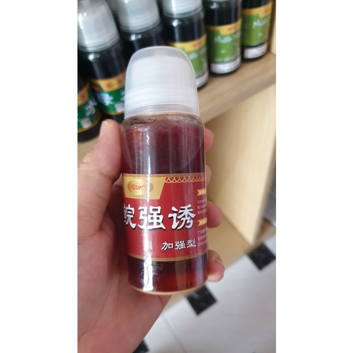 Hương liệu nước đỏ ngâm ốc TJP dùng săn trắm đen 120ml/chai