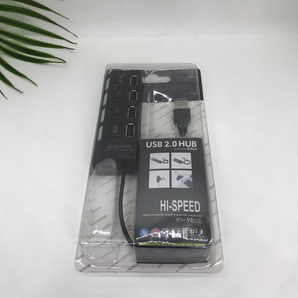 Chia cổng usb 1-4 có công tắc, chia usb 4 cổng được bảo hành 3 tháng