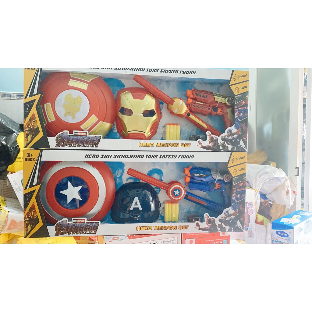 Đồ chơi siêu nhân superman hít xốp + côn pin cho các bé trai