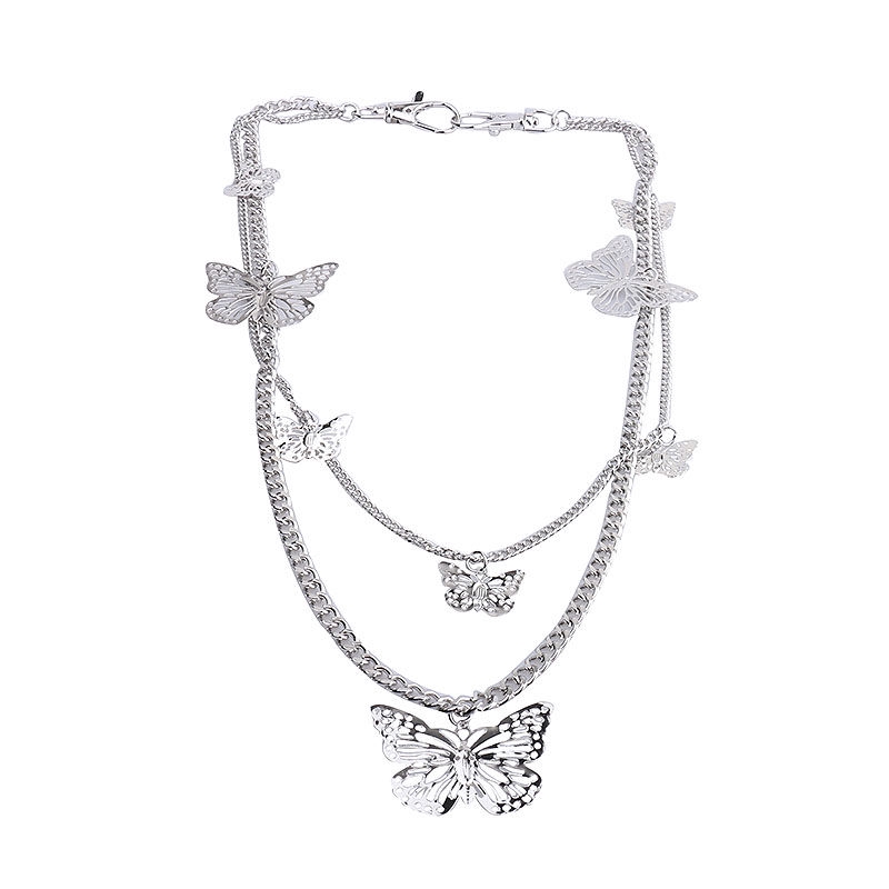 Dây Đeo Thắt Lưng Hai Lớp Mặt Hình Bướm Phong Cách 22291 Thời Trang Cho Nam Và Nữ