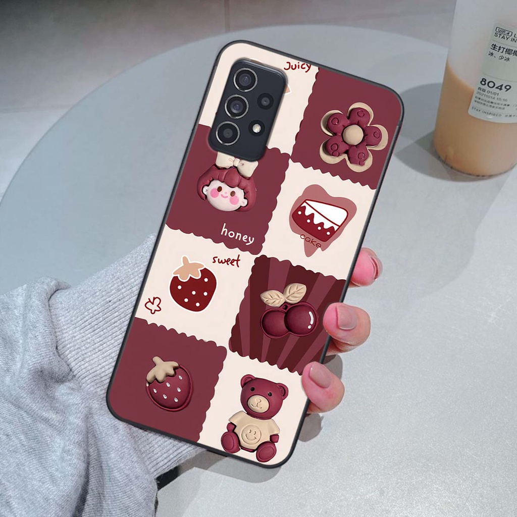 Ốp Samsung A32 / A52 / A72 in hình trái tim, caro kẹo ngọt đầy cá tính siêu đẹp siêu chất