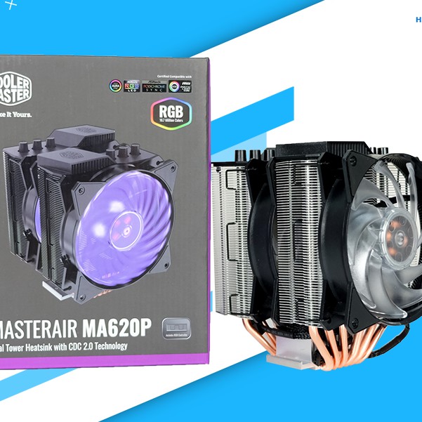 Tản nhiệt khí CPU Cooler Master Masterair MA620P RGB - BH 12 tháng