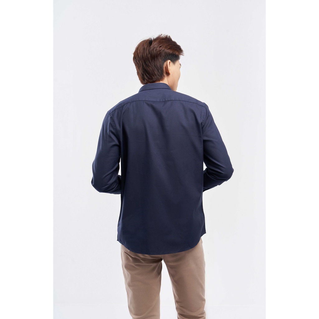 Áo Sơ Mi Nam Tay Dài Trơn Form Fitted - Routine 10F20SHL039