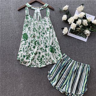 Bộ Ngủ Lụa Đùi Cao Cấp i02