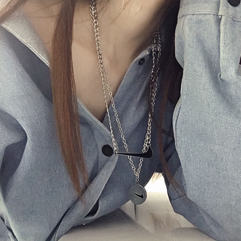 Dây chuyền thời trang mặt tròn phong cách hip hop cá tính