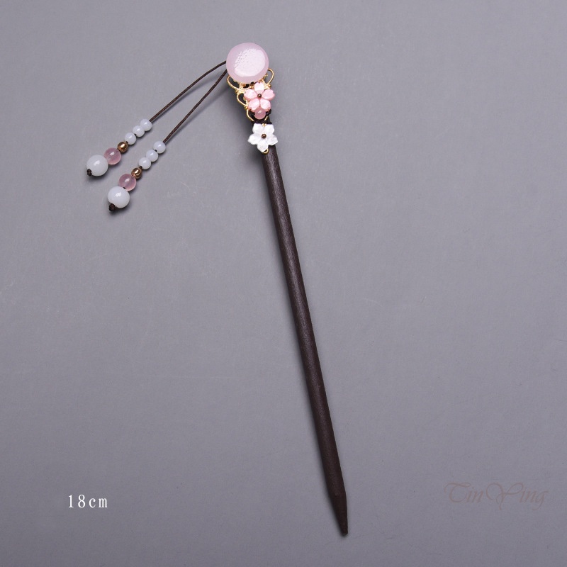 GETNOIVAS Trâm Cài Tóc Bằng Gỗ Phong Cách Trung Hoa Cổ Điển Cho Nữ